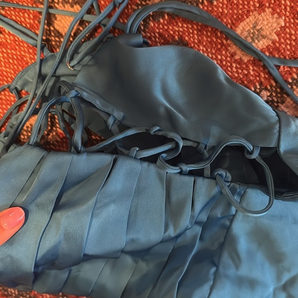 NWOT ASTR the Label Antlia Dress in Turquoise Blue size small - Picture 5 of 6